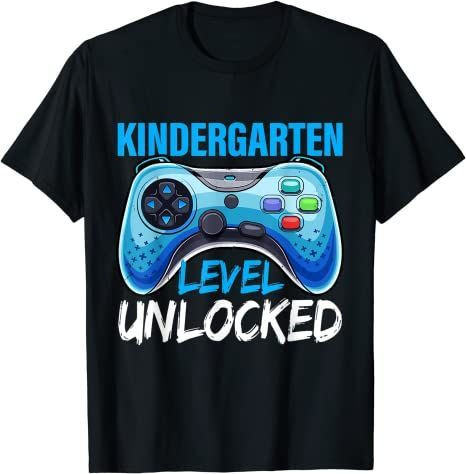 Back To School 2021 - Kindergarten Level Unlocked Back To School T-Shirt For Teachers And Kids x Alwaysky 2024