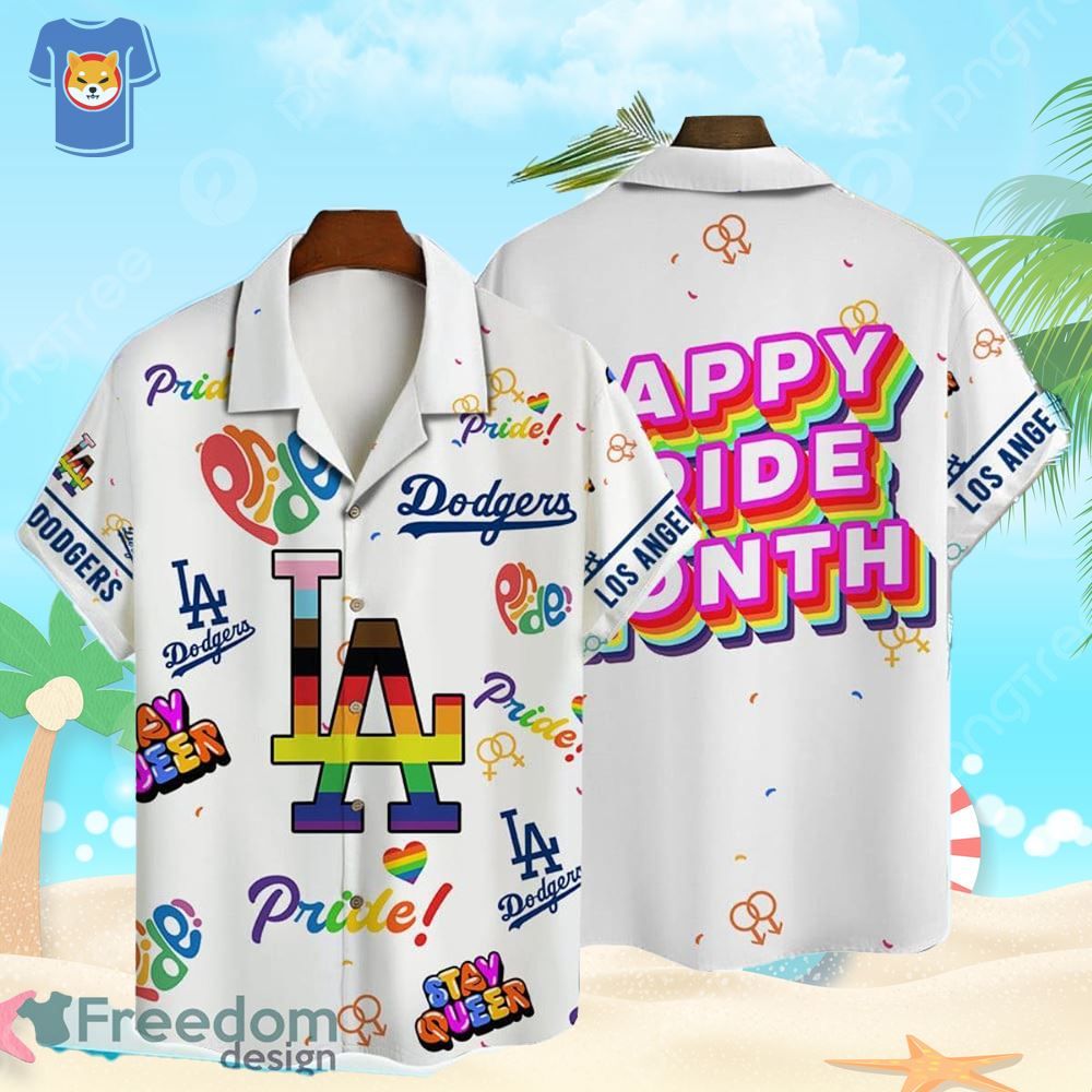 Los Angeles Dodgers Mlb Happy Pride Month Hawaiian Shirt