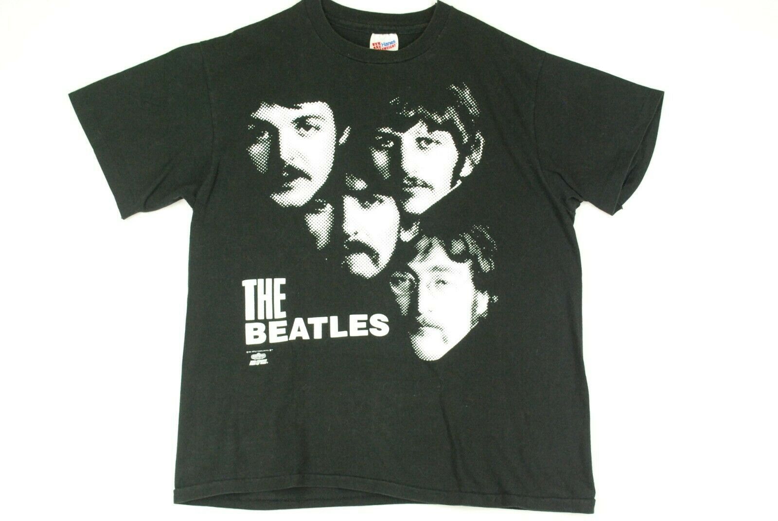 Vintage 90S The Beatles John Lennon Concert Tour Rock Band Shirt Apple Music