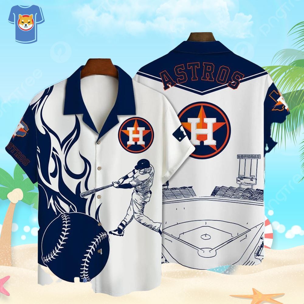 Houston Astros Major League Baseball Print Hawaiian Shirt For Men Women