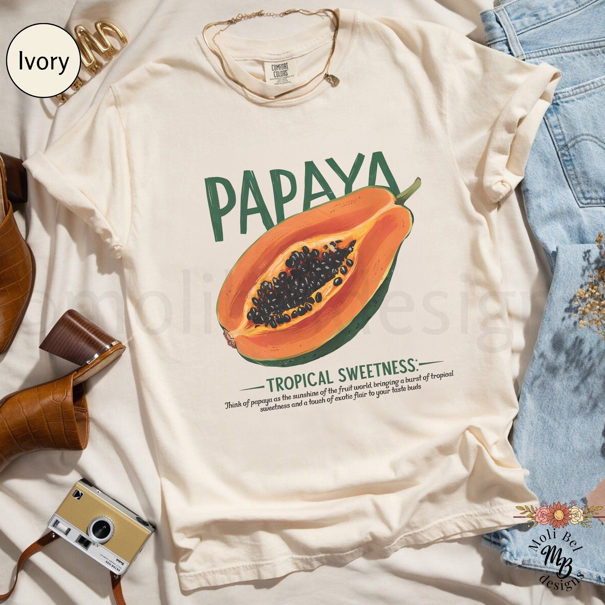 Shirt Ideas,  Trendy Papaya Tropical …