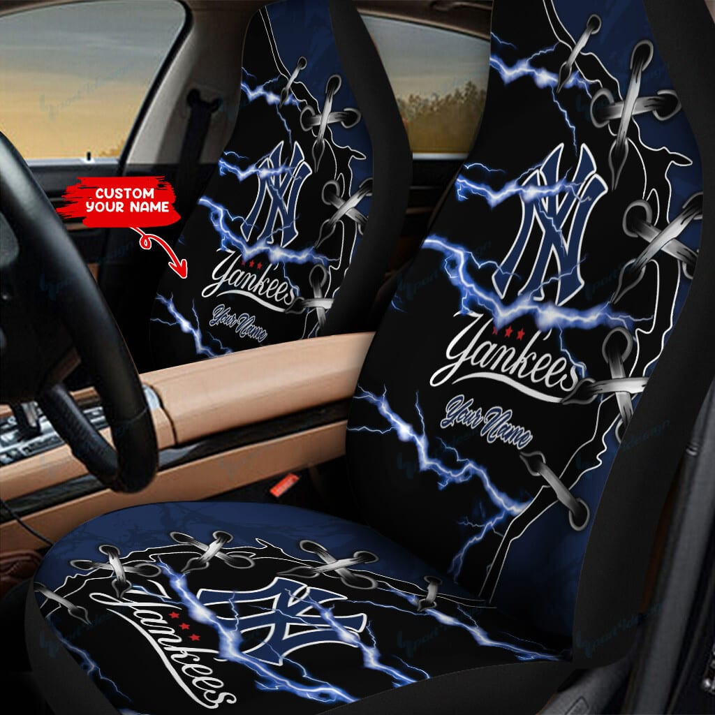 New York Yankees Personalized Car Seat Cover Set CSC400