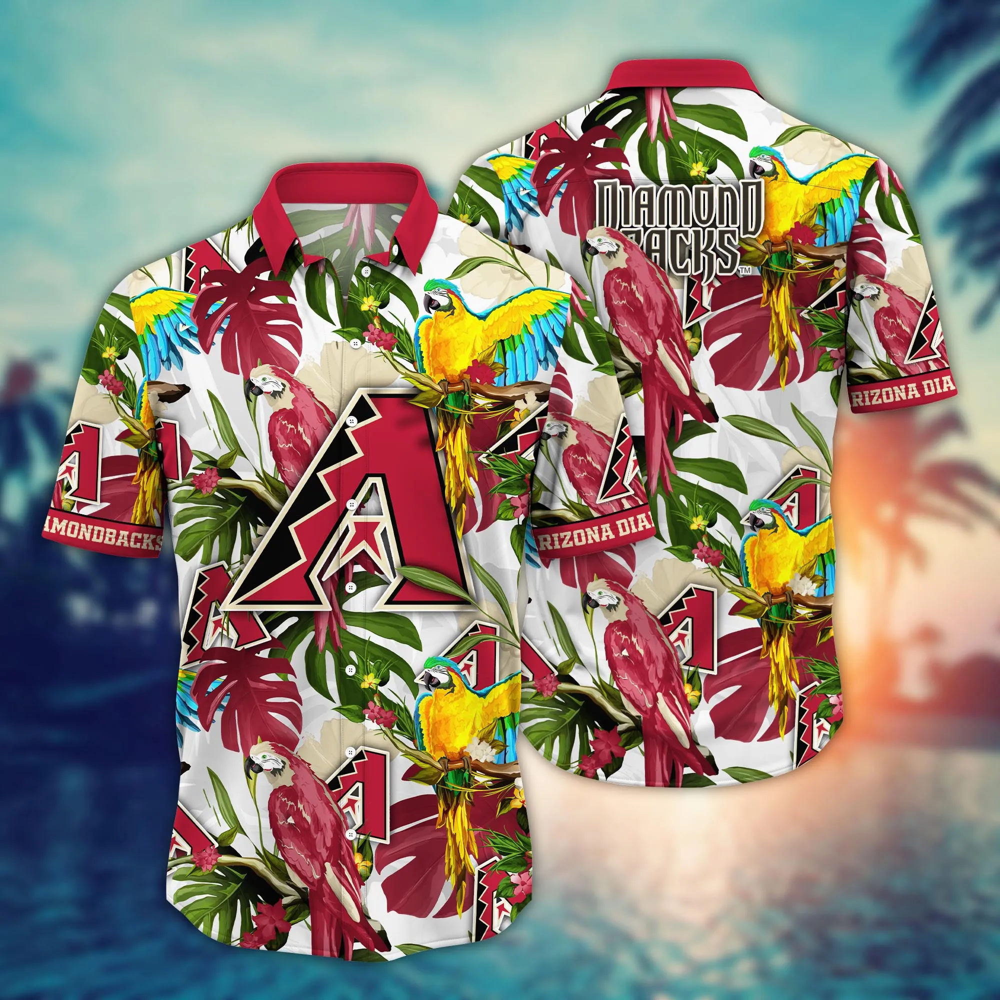 Arizona Diamondbacks Mlb Hawaiian Shirt Garden Partiestime Aloha Shirt