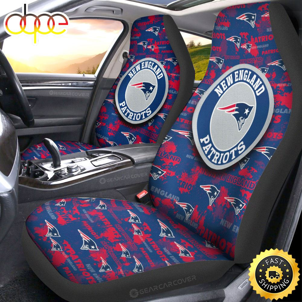 New England Patriots Customized Car Seat Cover Set CSC9948