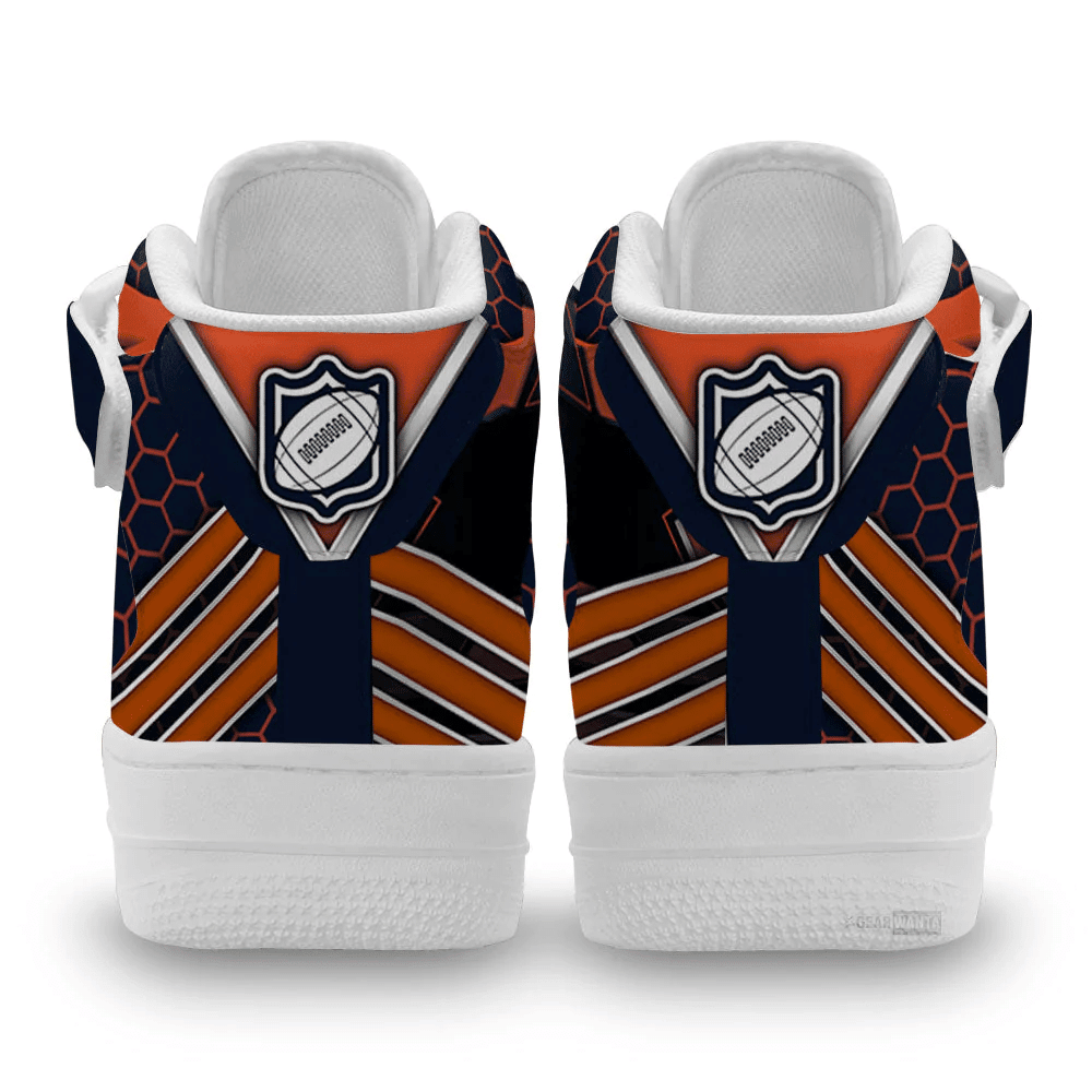 Chicago Bears NFL White High Air Force 1 Shoes Fansatic.com OCT