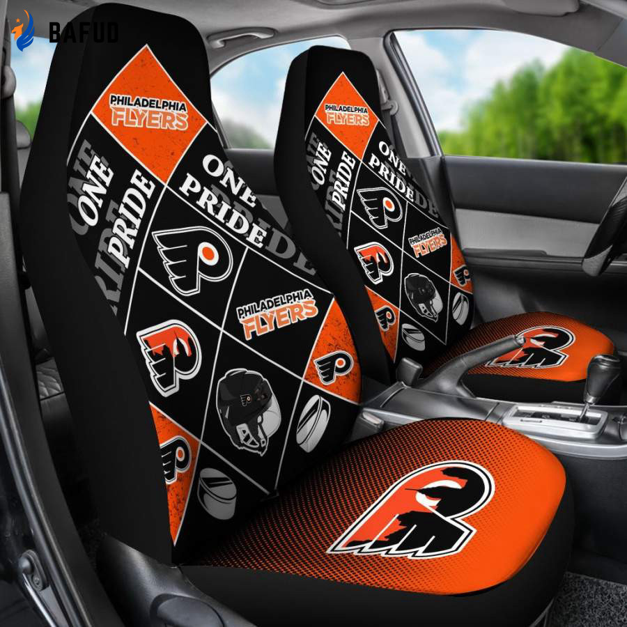 Philadelphia Flyers Car Seat Cover Set For Fan Gifts CSC5641