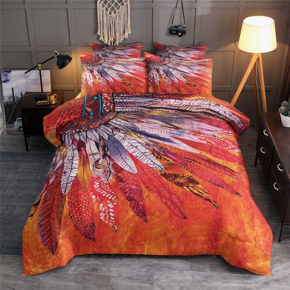 3D Feathers Cotton Bed Sheets Spread &hellip;