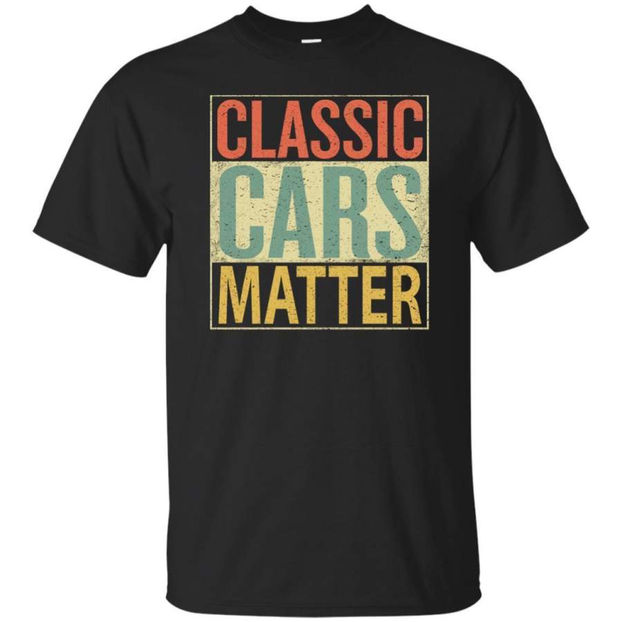 AGR Classic Car Shirt. Vintage Classic Cars Matter Retro 70s