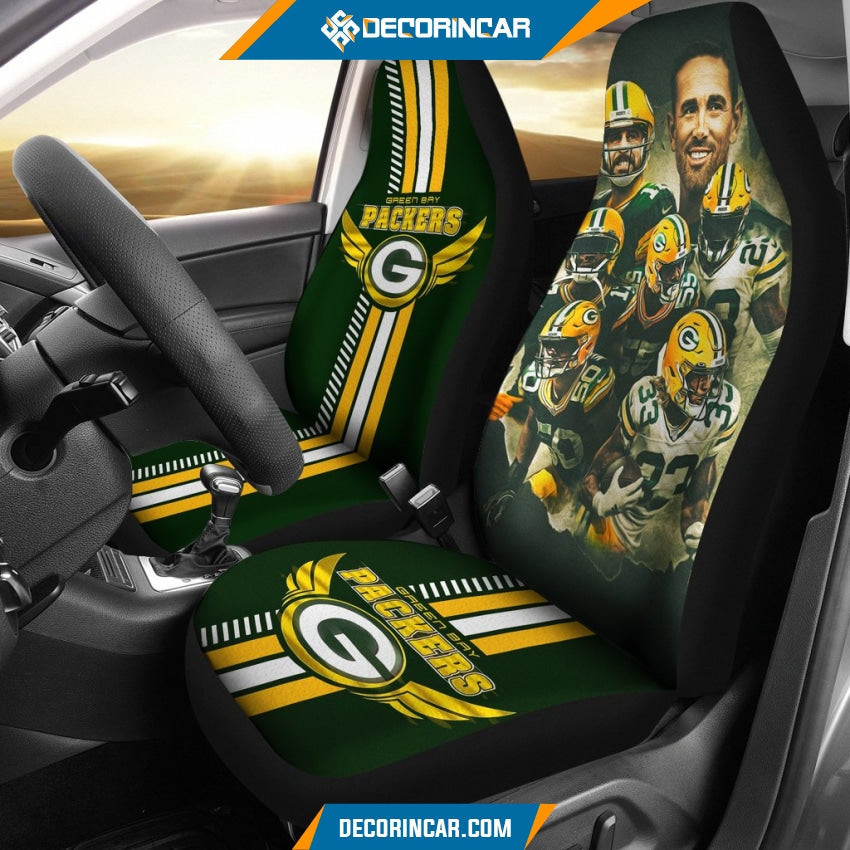 Green Bay Packers Legends Edition Car Seat Cover Set CSC8351