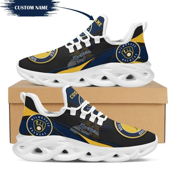 Milwaukee Brewers Max Soul Shoes Sport Sneakers Gift For Fans Sport Ver 11