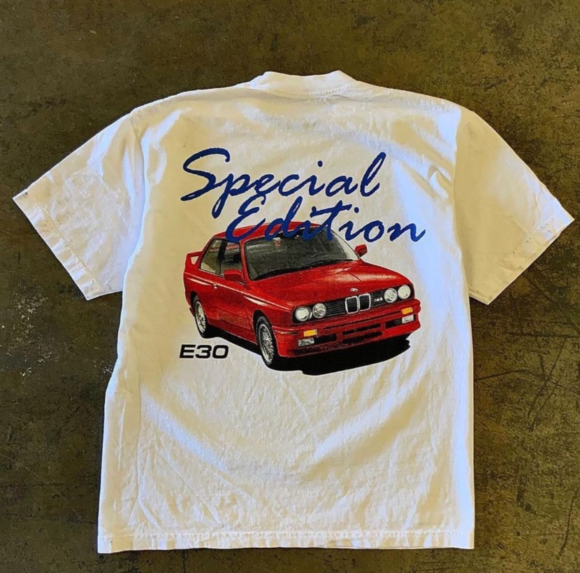 Vintage BMW E30 M3 Special Edition 1980s Red Car T Shirt Tee Shirt Outfits