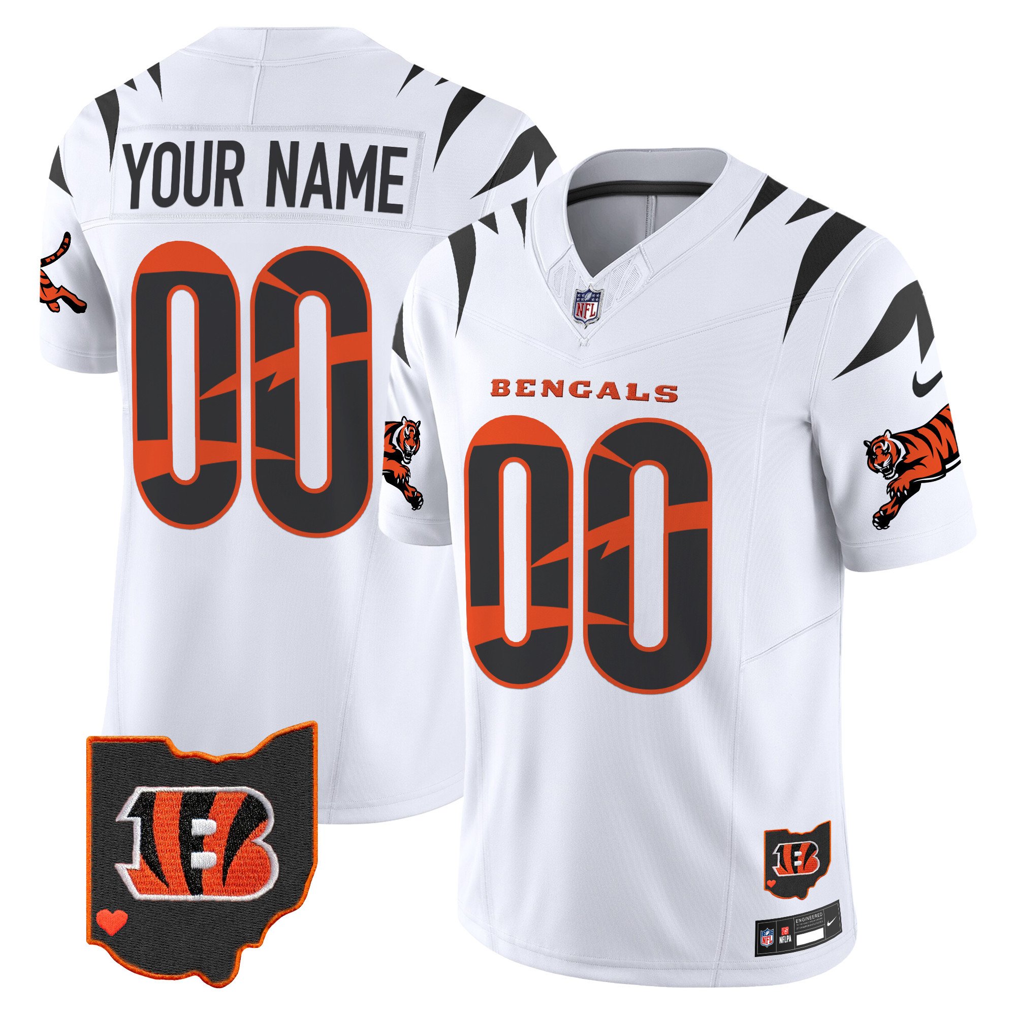 Bengals Special Vapor Limited Custom Jersey – All Stitched