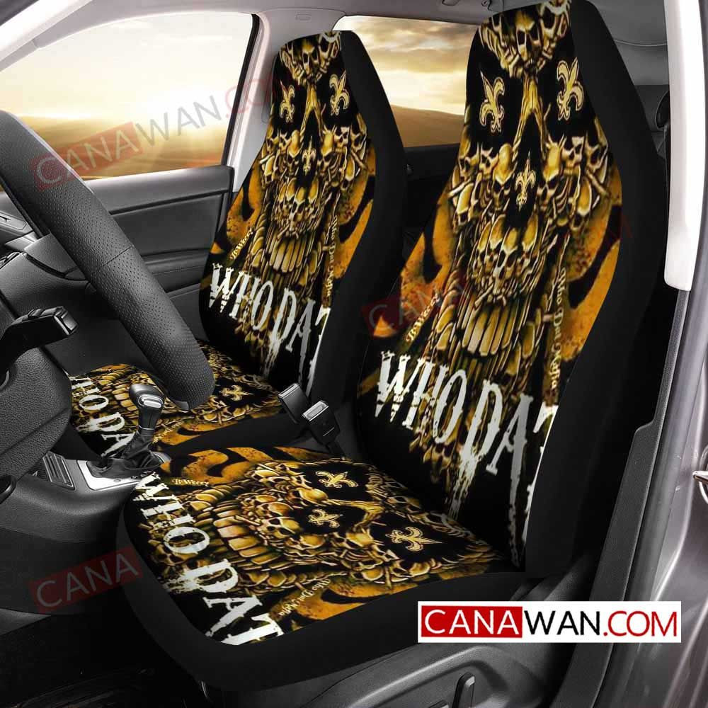 New Orleans Saints Car Seat Cover Set CSC4130