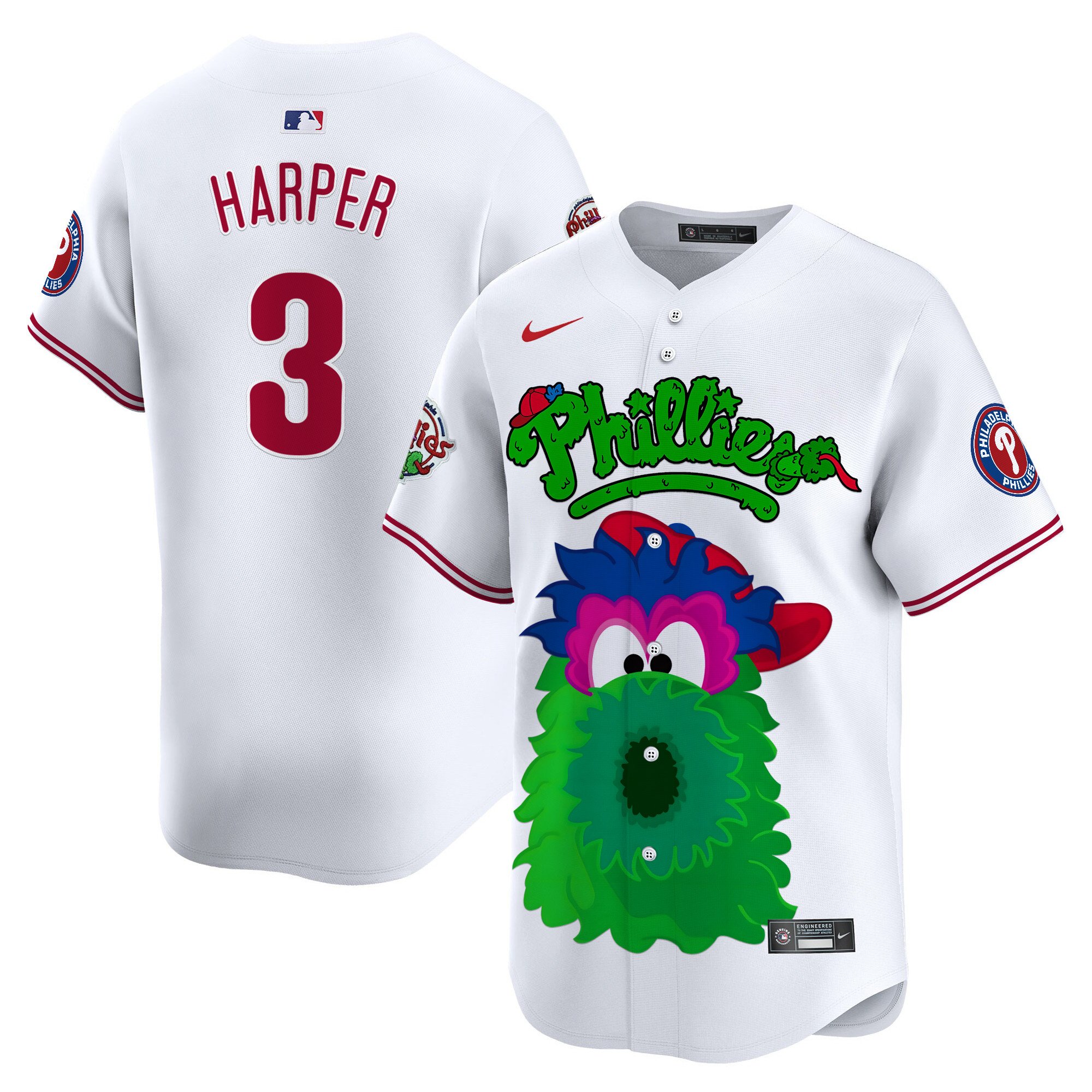 Unisex Phillies Phanatic Vapor Premier Limited Jersey V2- Printed