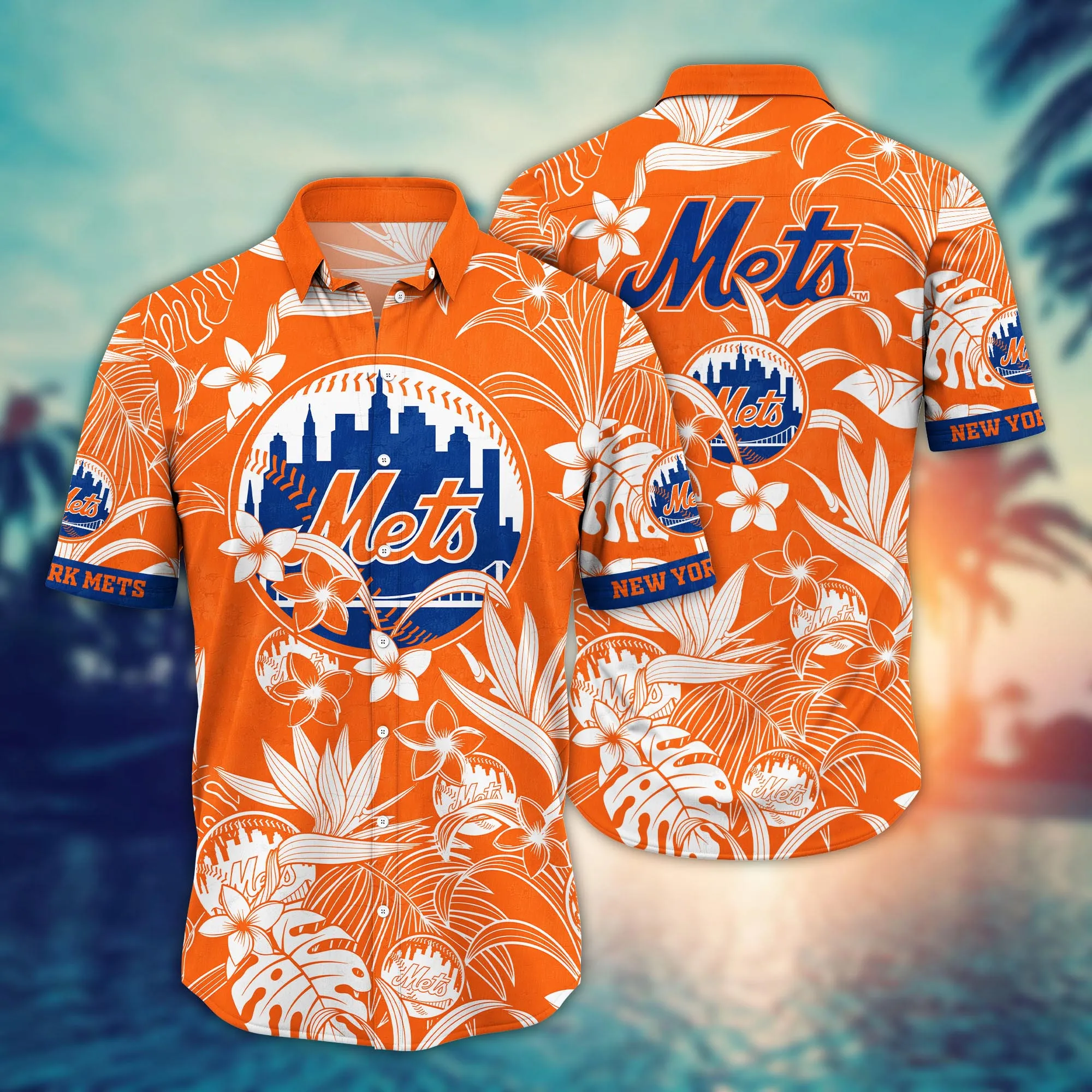 New York Mets Mlb Hawaiian Shirt Mid-Yeartime Aloha Shirt