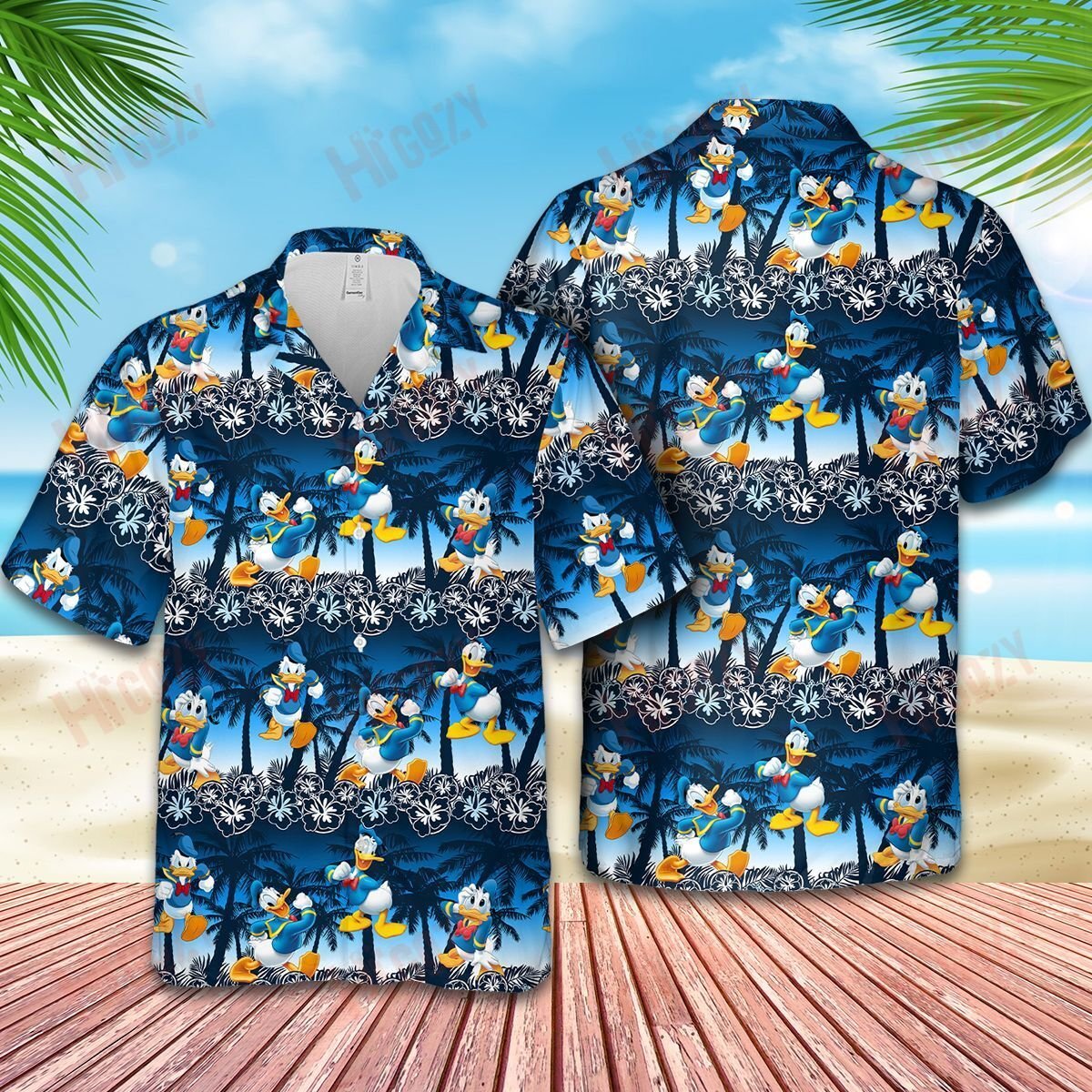 Donald Duck Hawaiian Shirt