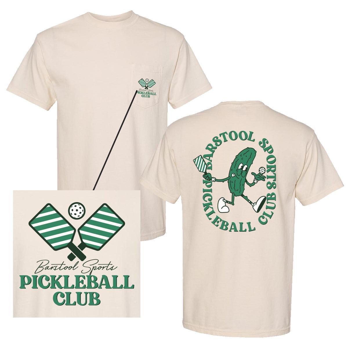 Barstool Pickleball Club Pigment Dyed T-Shirt