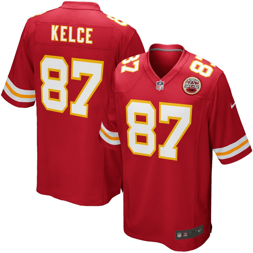 Men’S Kansas City Chiefs Travis Kelce Nike Red Team Game Jersey