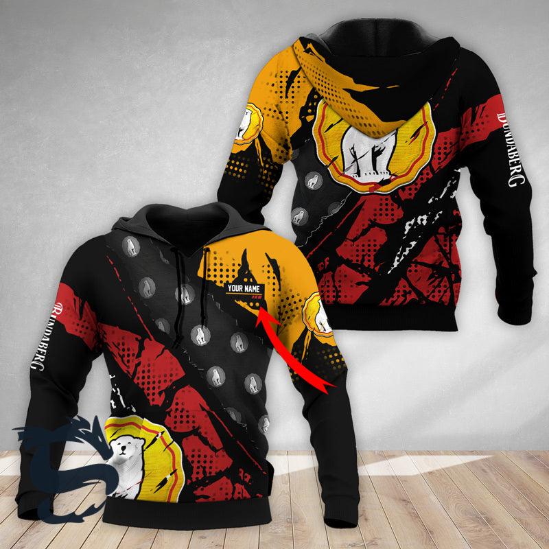 Personalized Halftone Bundaberg Hoodie & Zip Hoodie