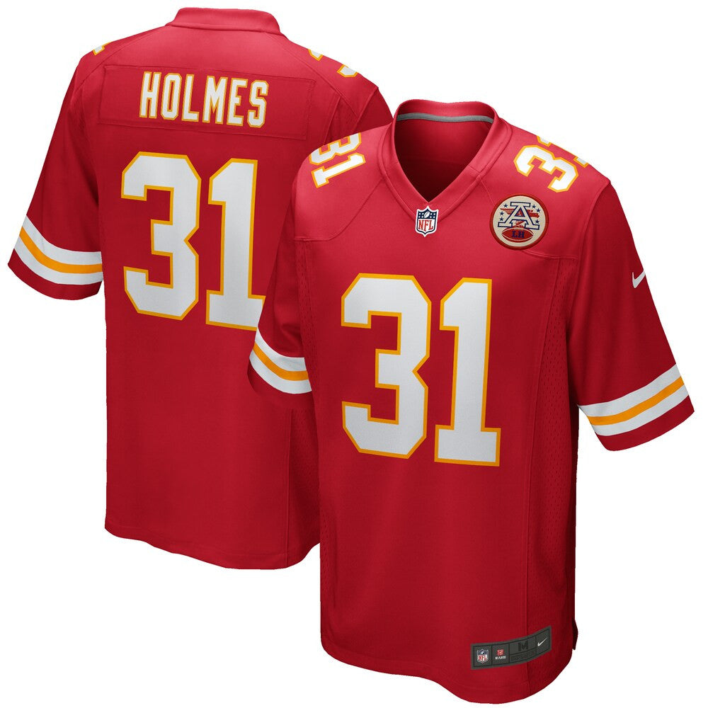 Men’S Kansas City Chiefs Priest Holmes Nike Red Game Retired Player Jersey