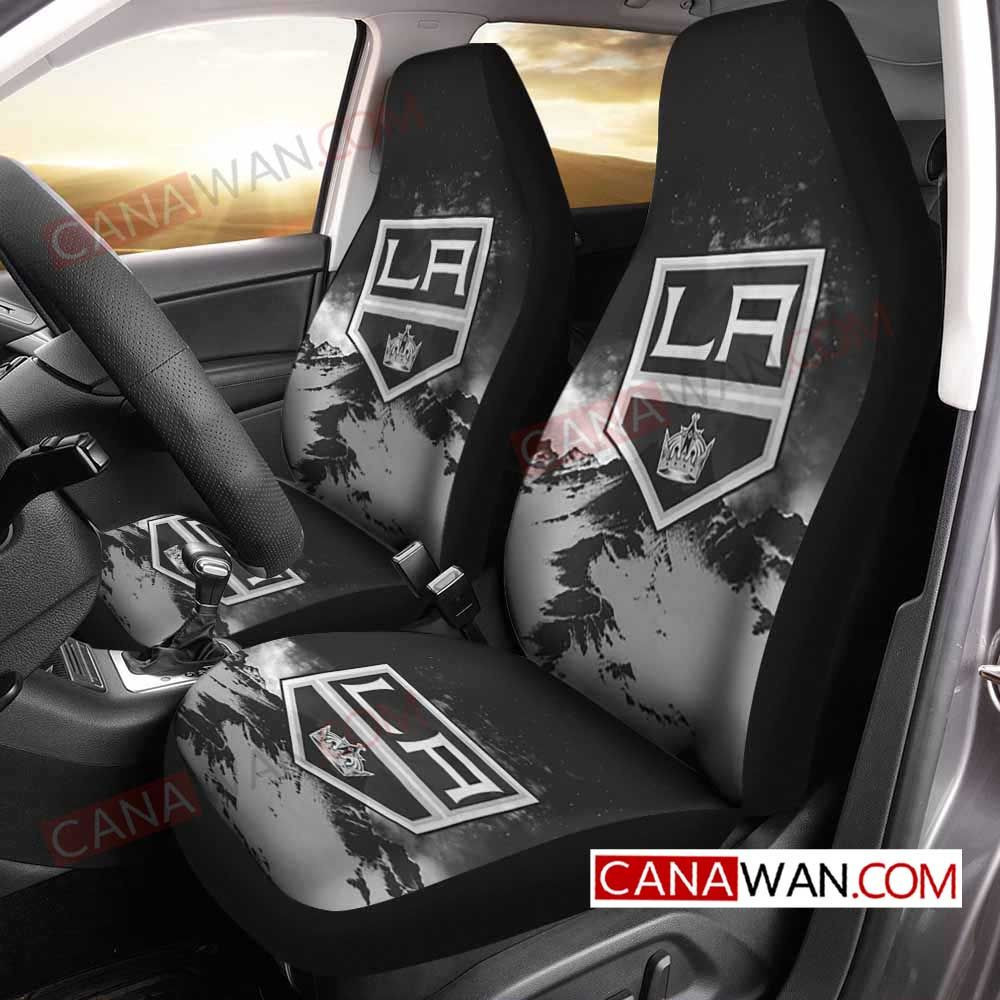 Los Angeles Kings Logo Art Car Seat Cover Set CSC6933