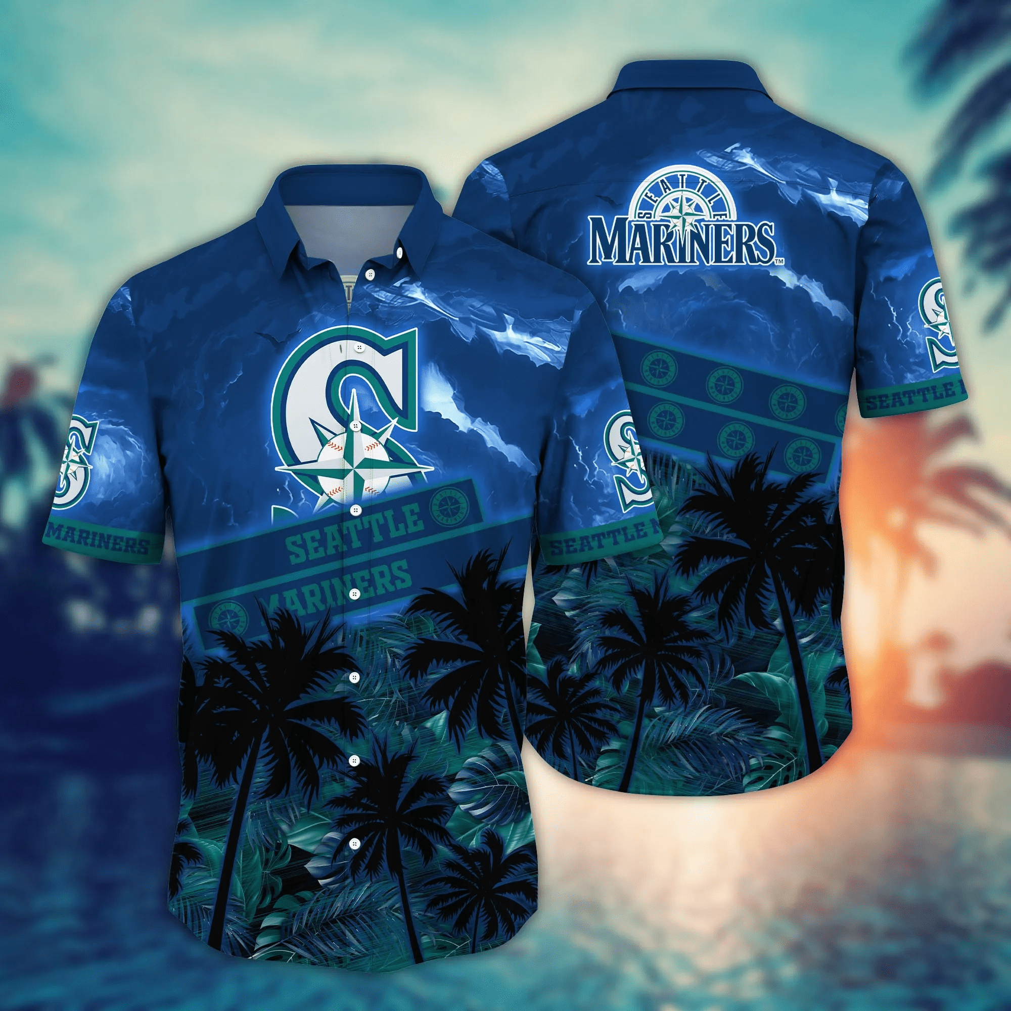 Seattle Mariners Mlb Hawaiian Shirt Seashore Aloha Shirt