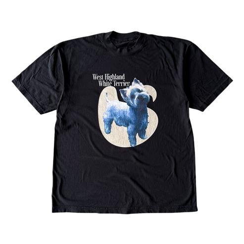 White West Highland Terrier Blob Tee &hellip;