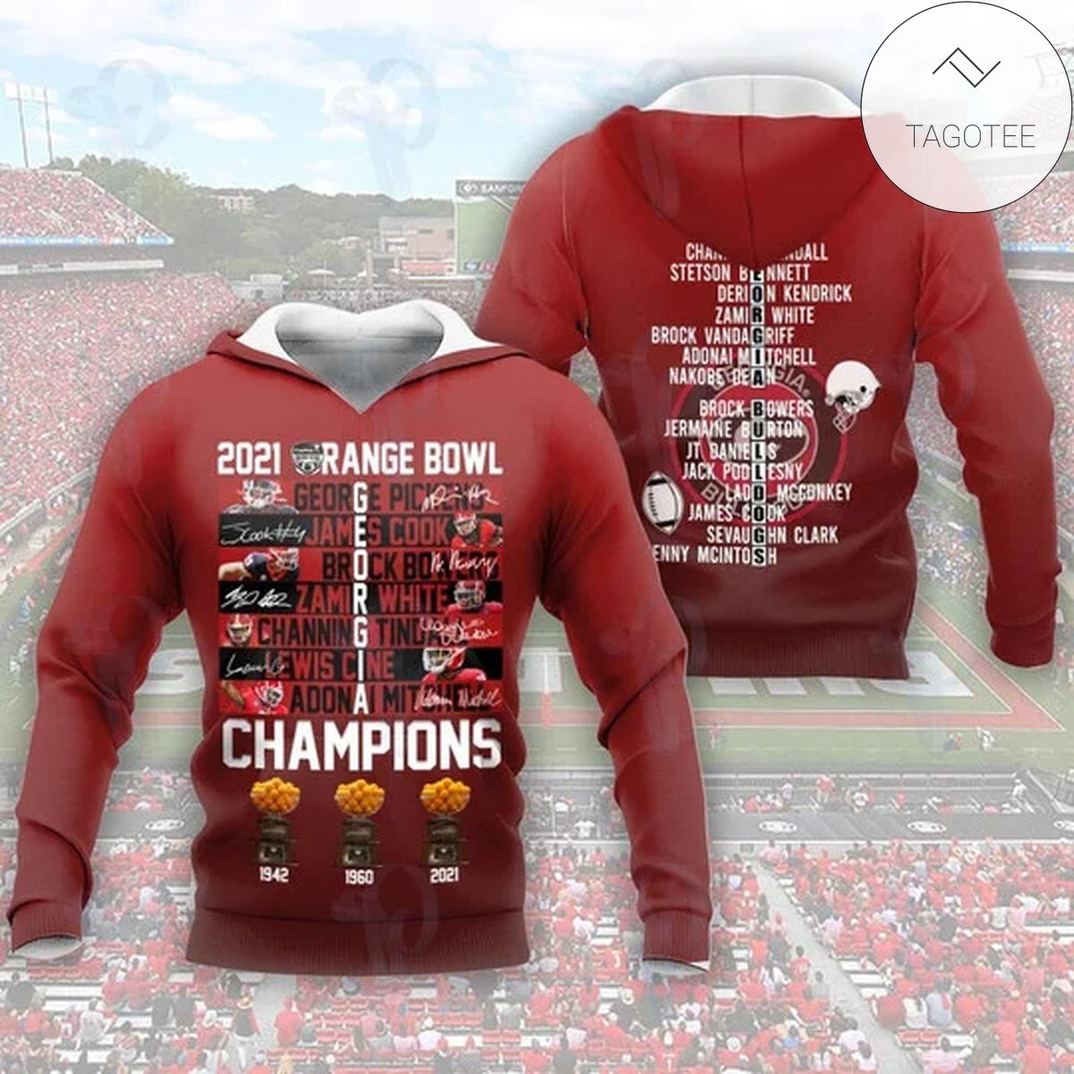 2021 Orange Bowl Georgia Bulldogs Ho …