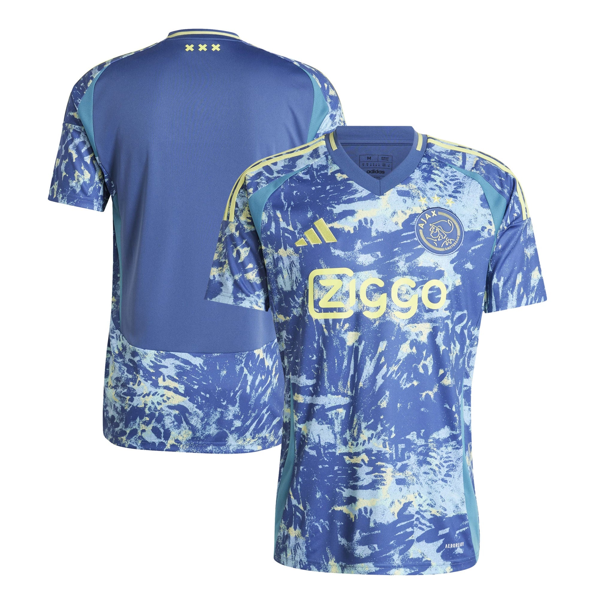 Ajax Adidas 2024/25 Away Custom Jersey – Blue