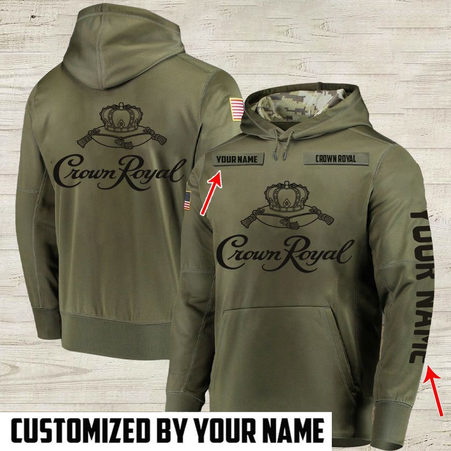 Crown Royal CUSTOM NAME PULLOVER HOODIE | LIN210920L01