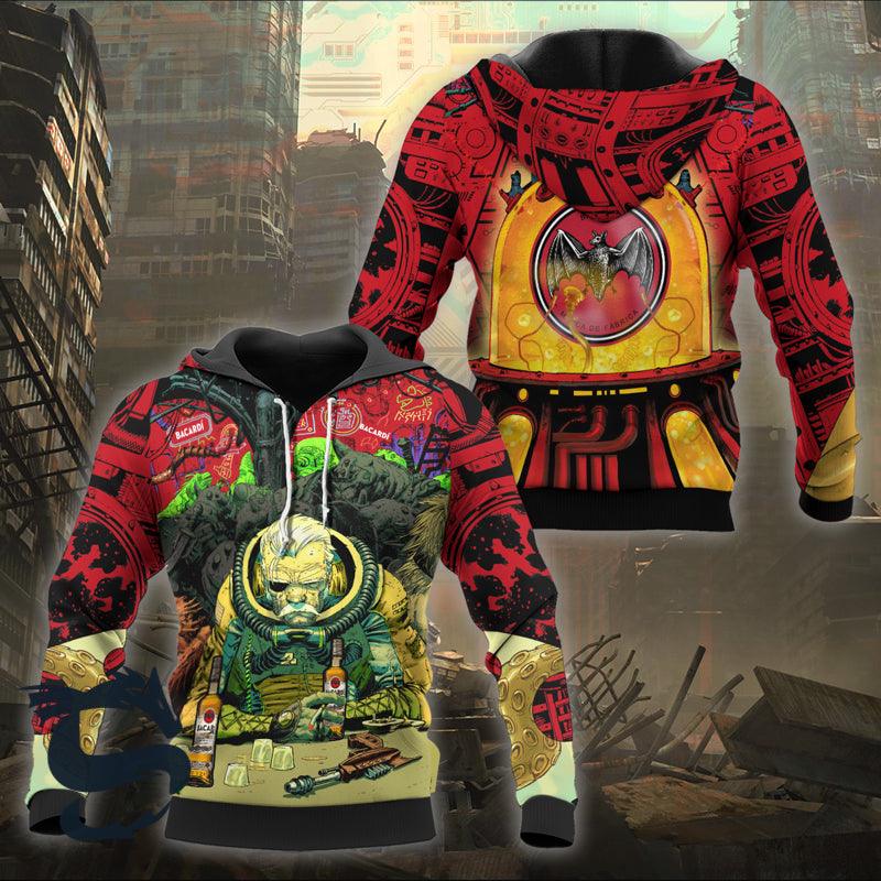 The Old Man Of Fear Agent Drink Bacardi Hoodie & Zip Hoodie