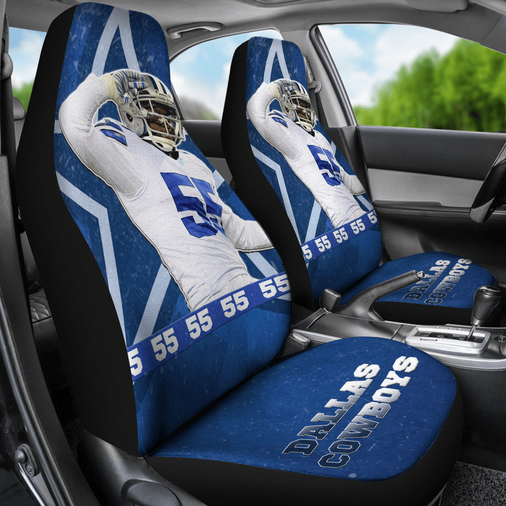 Dallas Football Cowboys American Player Superstar Score Champion Car Seat Cover Set CSC9755