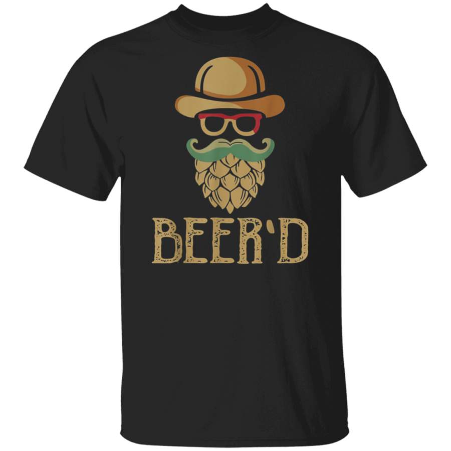 Beer’d T Shirt Vintage Beard For Craft Beer Lovers