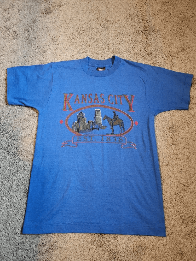 Vintage Kansas City T Shirt Vtg Early 90S M