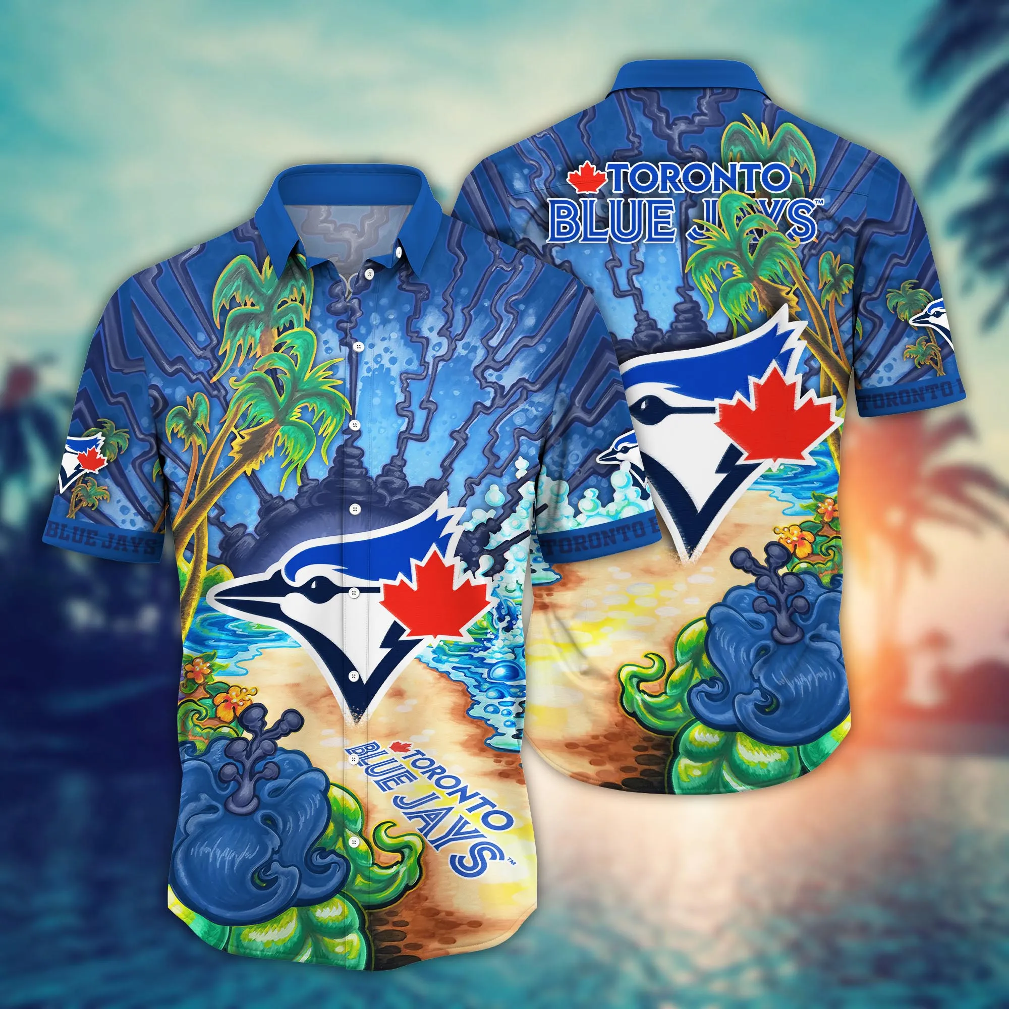 Toronto Blue Jays Mlb Hawaiian Shirt Air Conditioningtime Aloha Shirt