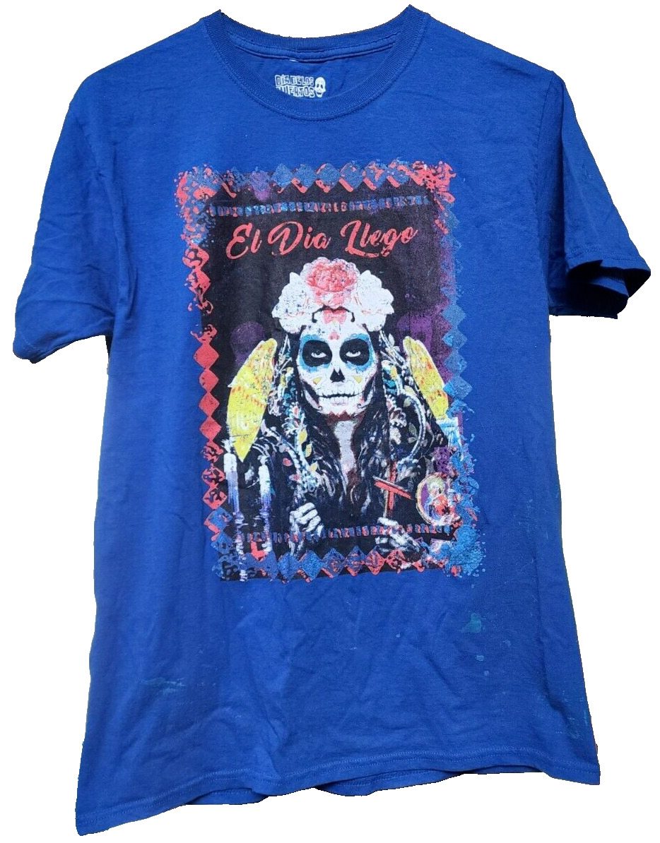 Dia De Los Muertos T-Shirt Size XL S …fashionstation