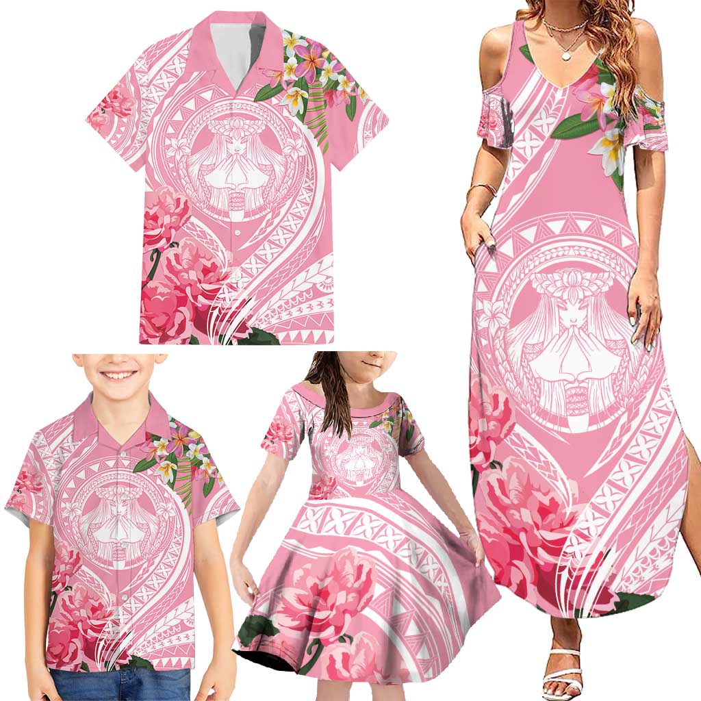 Aloha Hawaii Maui Family Matching Summer Maxi Dress And Hawaiian Shirt Goddess Lokelani Rose Lt7 Trendy Fashion