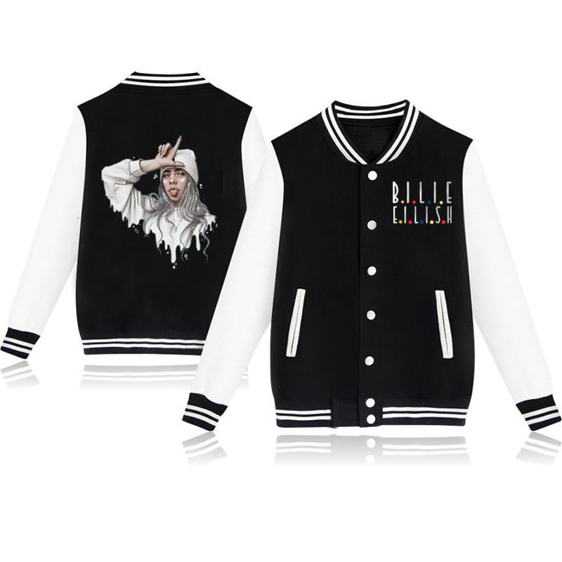 Billie Eilish Jacket Fashion Fans Gift Clothes Baseball Jackets Spring Boys Girls Jackets
