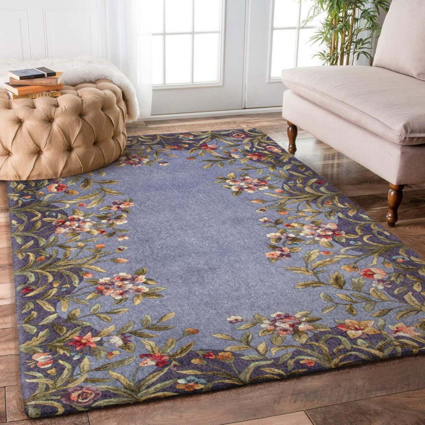 Flower Garden Area Rug