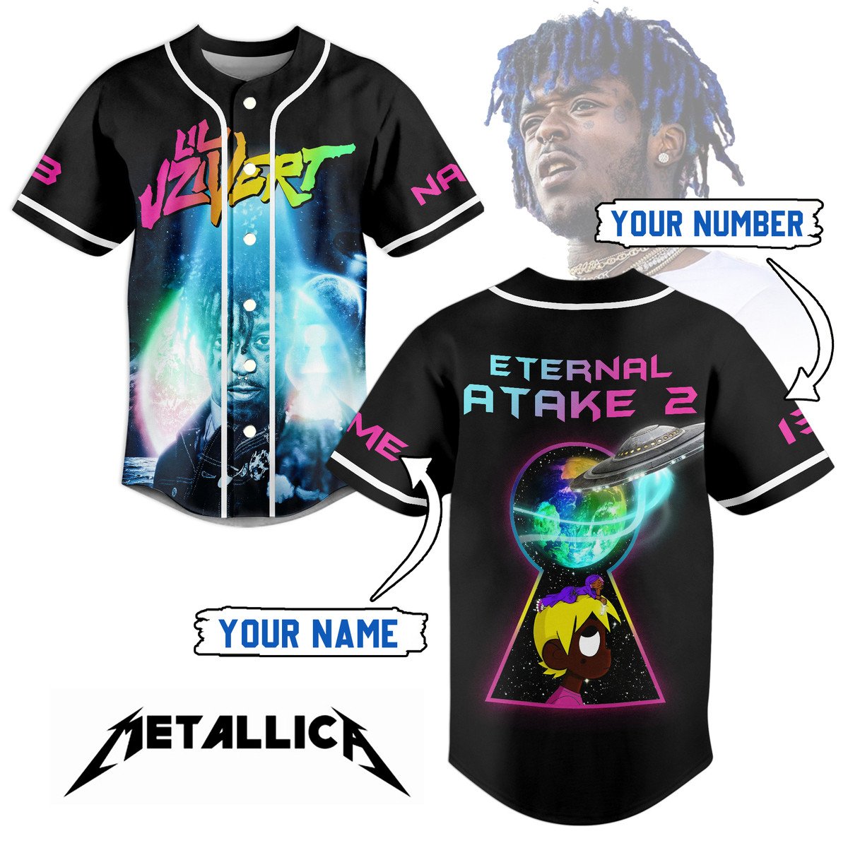 Merchcustom Lil Jon Vert Eternal Atake 2 Baseball Jersey For Fans
