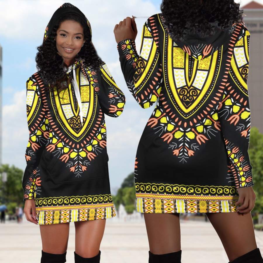 Yellow Dashiki African Culture Hoodi &hellip;