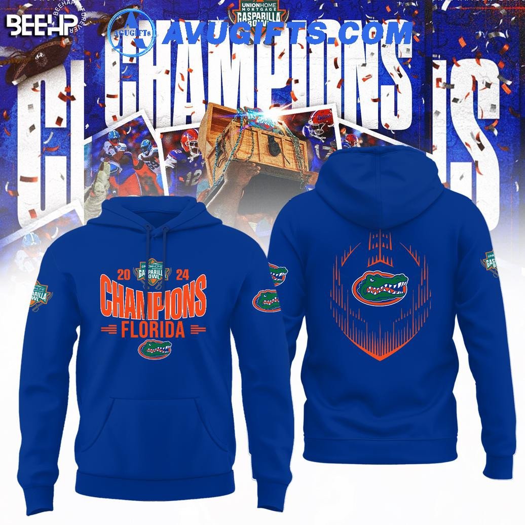 Florida Gators Gasparilla Bowl Champions 2024 For Fans Limited Hoodie – Zip Hoodie 3D Aop Shirt