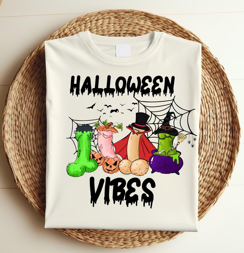 Halloween Vibes Shirts, Halloween Sweatshirt, Sarcastic Halloween Shirt, Funny Halloween Gift, Halloween Shirts, Funny Adult Humor Shirt S87  - Shirt24h Fashion