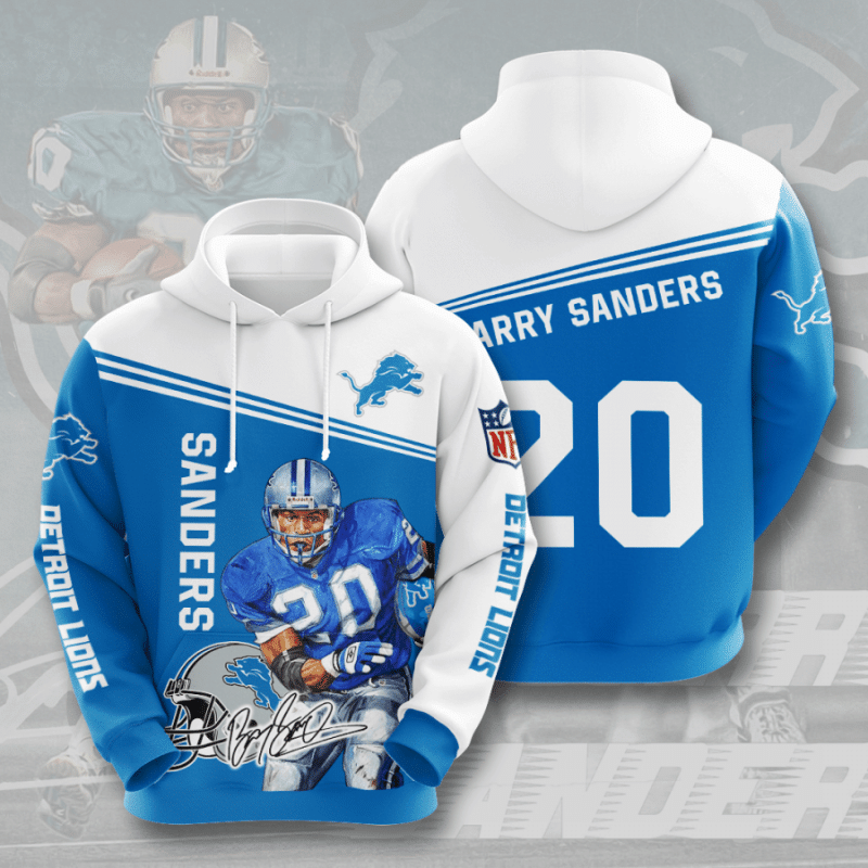 Detroit Lions 3D Hoodie 04