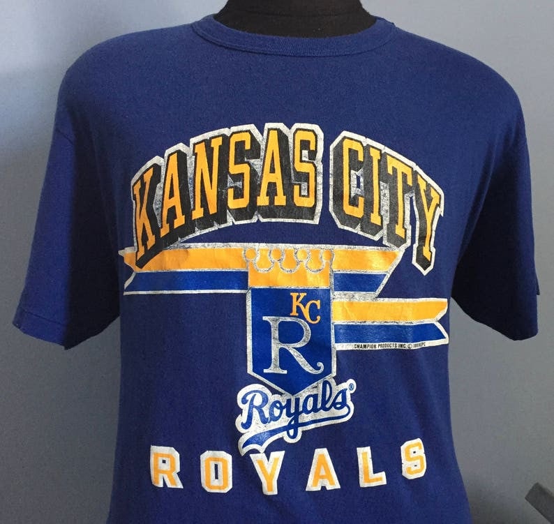 80S Vintage Kansas City Royals 1988 Baseball T Shirt   Large