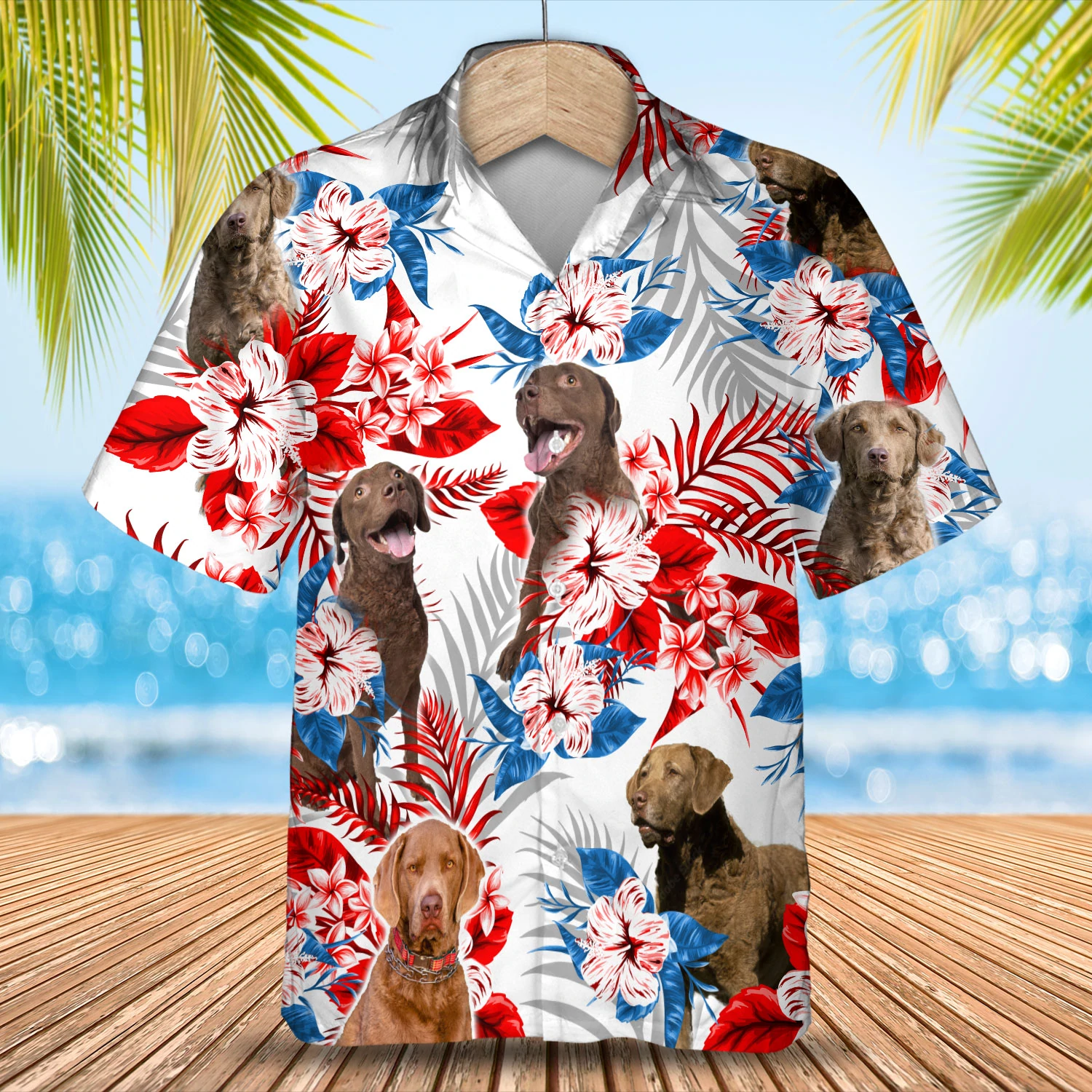 Chesapeake Bay Retriever Hawaiian Shirt –  Gift For Summer, Summer Aloha Shirt, Hawaiian Shirt For Men And Women