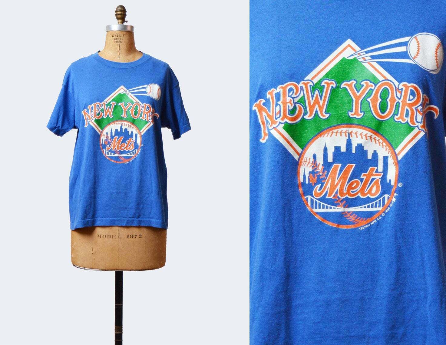 Vintage 80S New York Mets Shirt Baseball