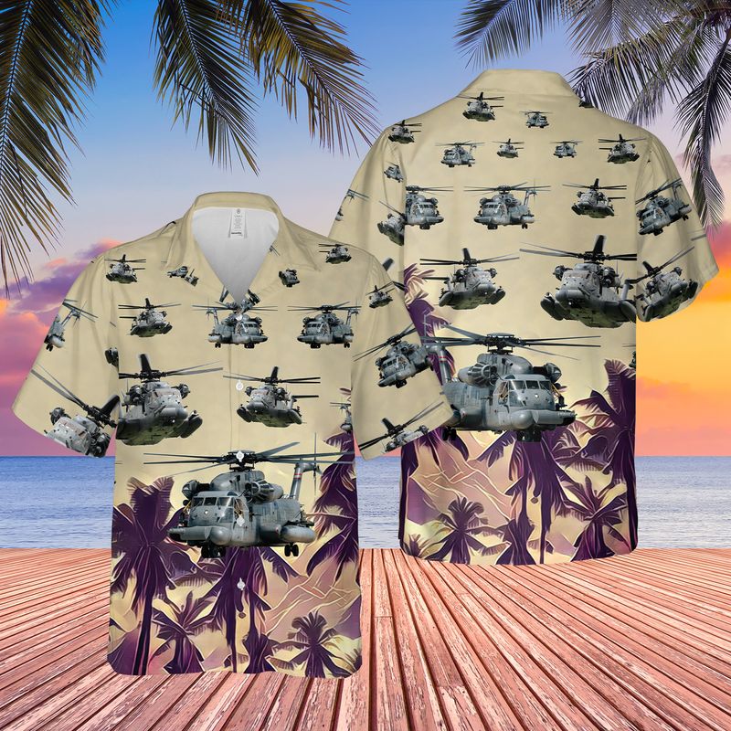 Force Sikorsky Mh53 Pave Low Hawaiian Shirt, Hawaiian Shirt For Men, Women