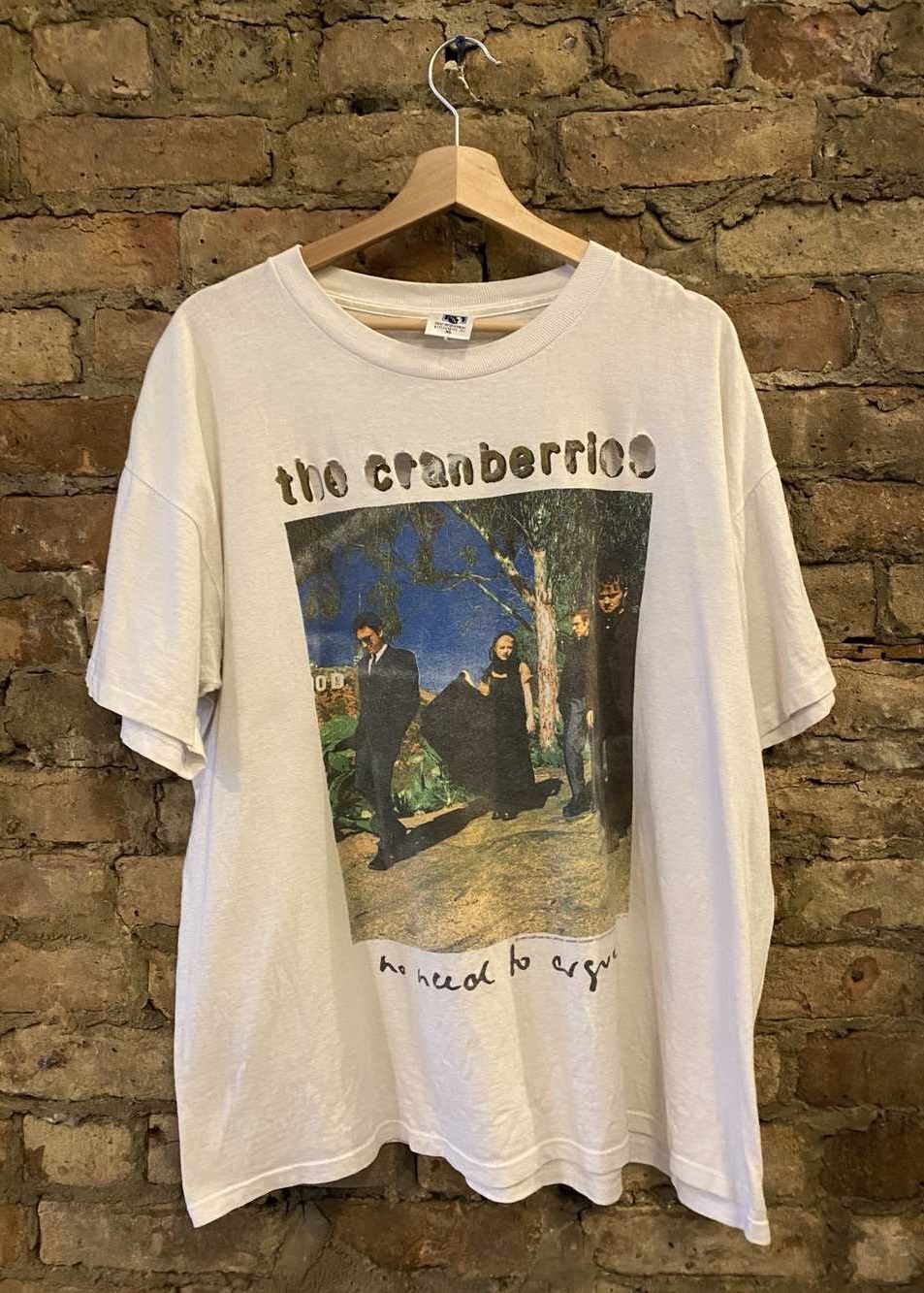 Vintage 1995 The Cranberries Tee No Need To Argue Shirt Outfit