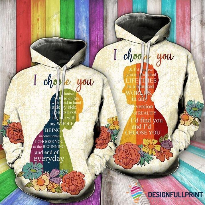 Gift For Lgbt Rainbow Couple I Choos …